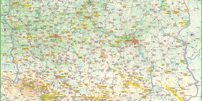 ポーランドに所地図