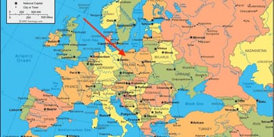 地図ポーランド欧州