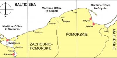 地図ポーランドポート